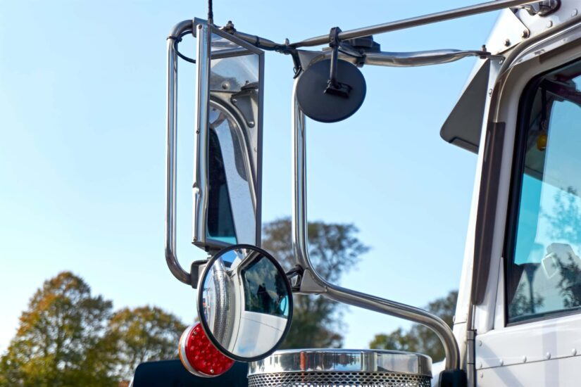 Rear view mirror and blind spot mirror